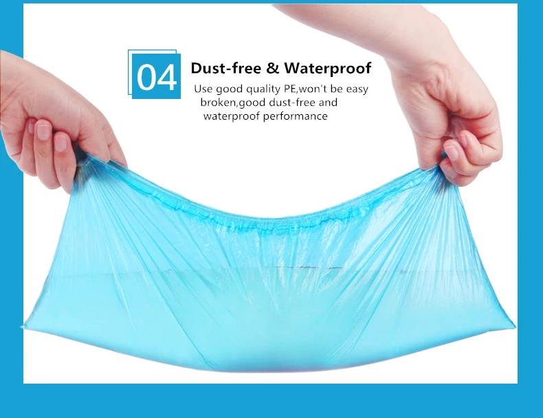 Disposable Factory Plastic PE CPE Home Worker Use Shoe Cover