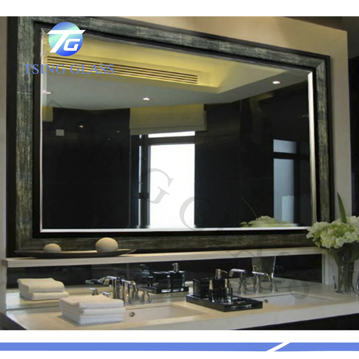 Factory Outlet 3mm/4mm/6mm/8mm/10mm/12mm Tempered Mirror/Shock Proof Mirror/Anti-Oxidation Mirror/Safety Tempered Mirror for Dance Studio/Hotel/Changing Room