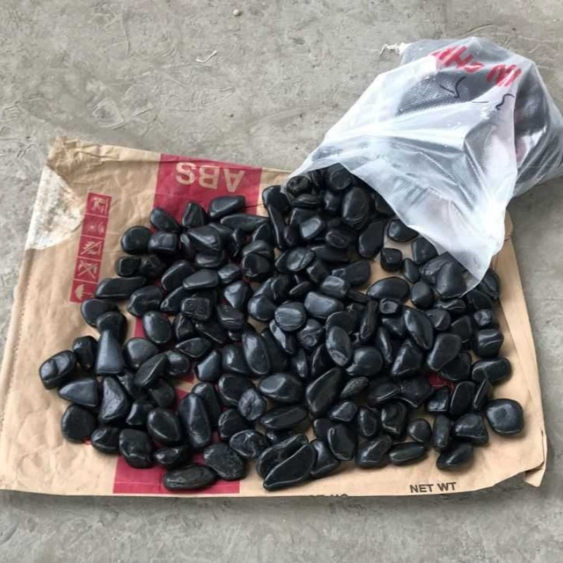 Natural Stone Black Pebble Stone