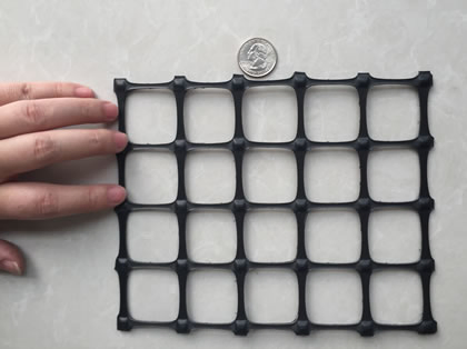 High Resistance UV Loading Plastic Biaxial Polypropylene (PP) Geogrids for Roads or Grounds