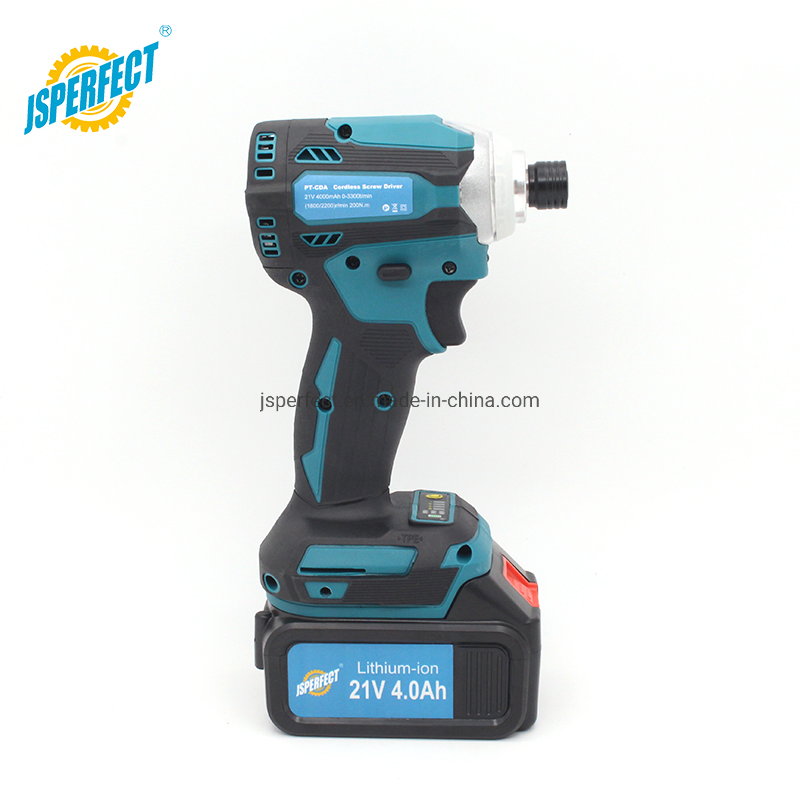 Brushless Impact Screwdriver Electric Driver Cordless Impact Driver 200nm Makit Battery