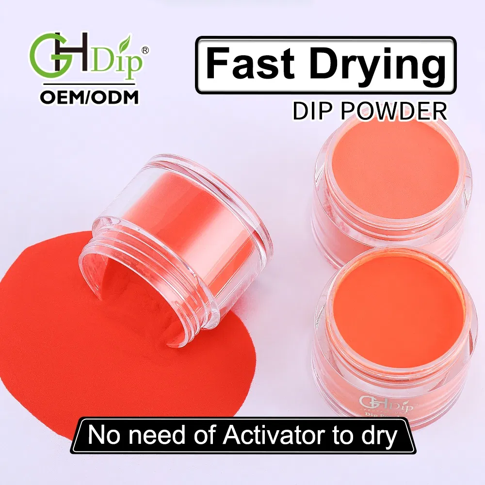 Custom Private Label 2000 Colors Fast Drying Nail Dipping Powder