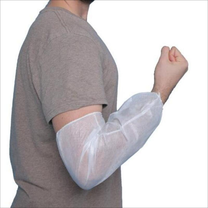 White Disposable PE LDPE Sleeve Covers Oversleeves with Elastic for Food Industry