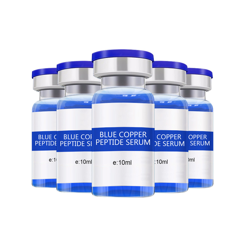 Private Label OEM Whitening Essence Gentle Moisturizing Whitening Anti-Aging Blue Copper Peptide Serum