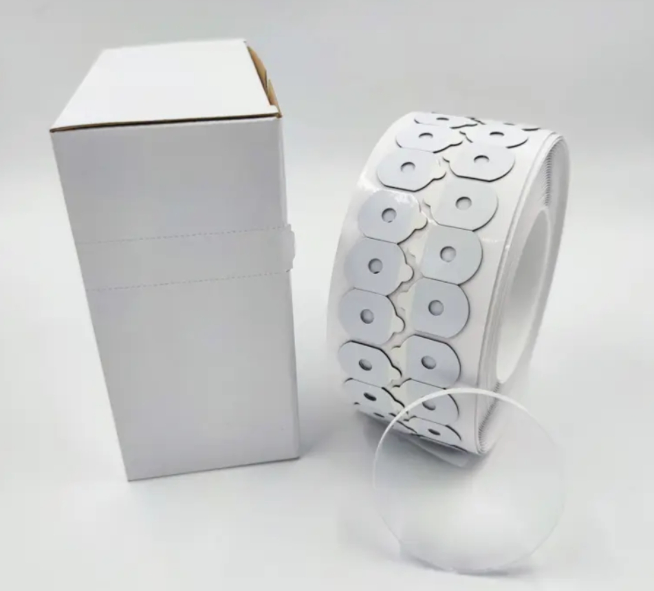 New Model White Thickened Anti Slip Optical Lens Blocking Pad20*27mm for Edge Grinding Machine Lens Polishing