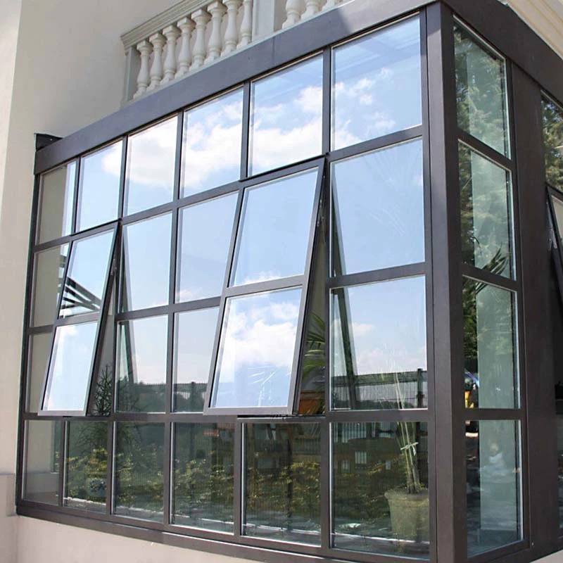 Vertical Panel with Handware Awning Window Residential Supporters Aluminum Profile Panel Awning