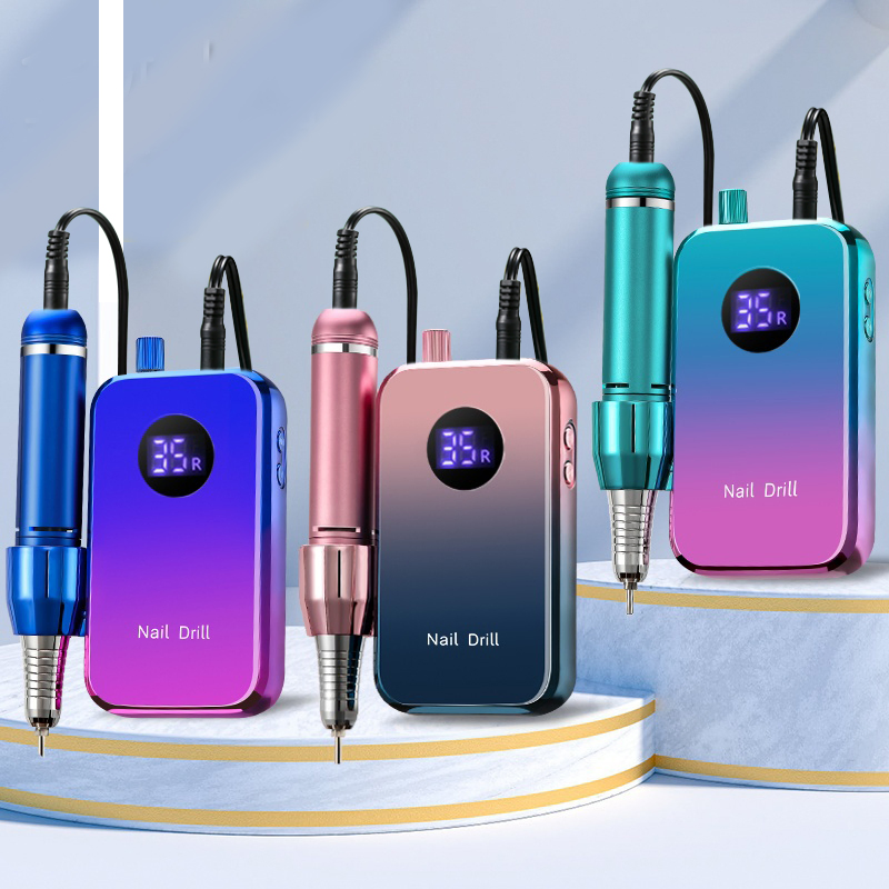 Duofu Professional Battery-Operated Nail Polishing Machine for Salon Quality