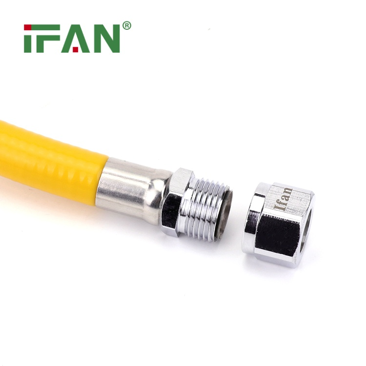 Ifan Professional Supply Stainless Steel Corrugated Gas Pipe Flexible Hose Pipe Flexible Hose