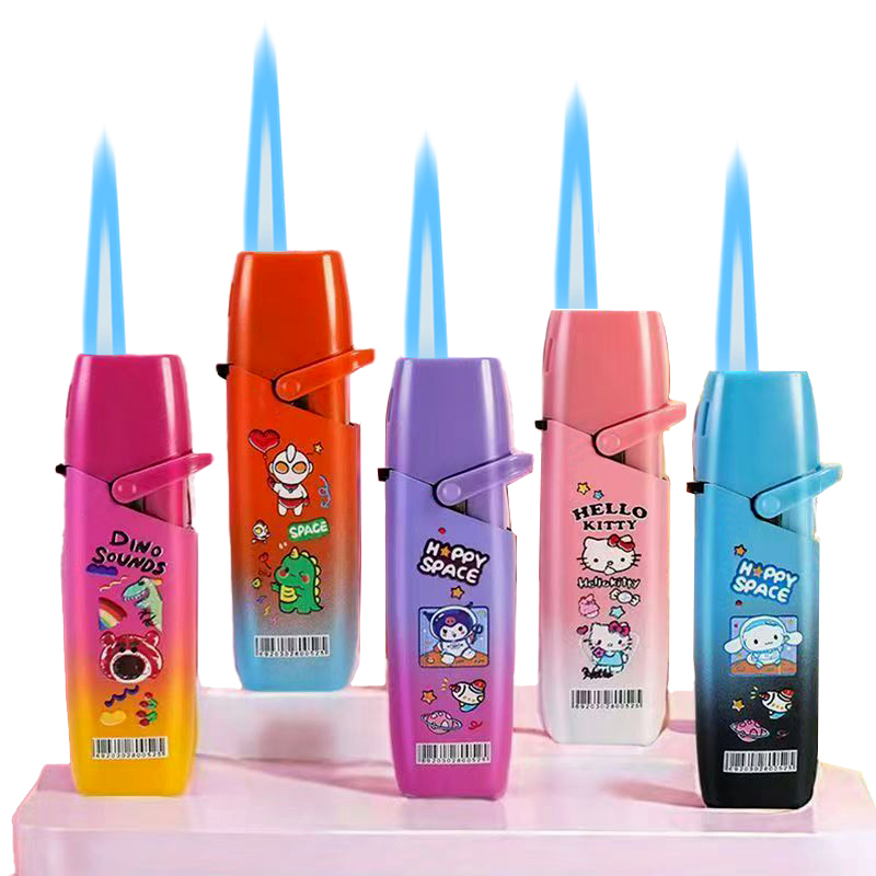 Slant Fire Cigar Lighter with Small Spray Gun