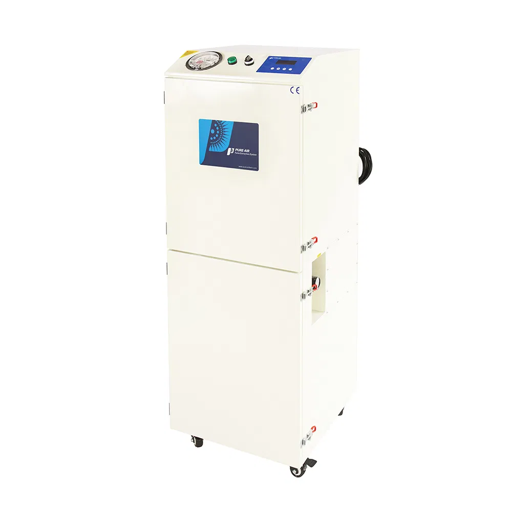 Patent products PA-700TS-LT-IQ suit to sticky fume filtration and adsorb strong smell for small working area laser cutting/engraving