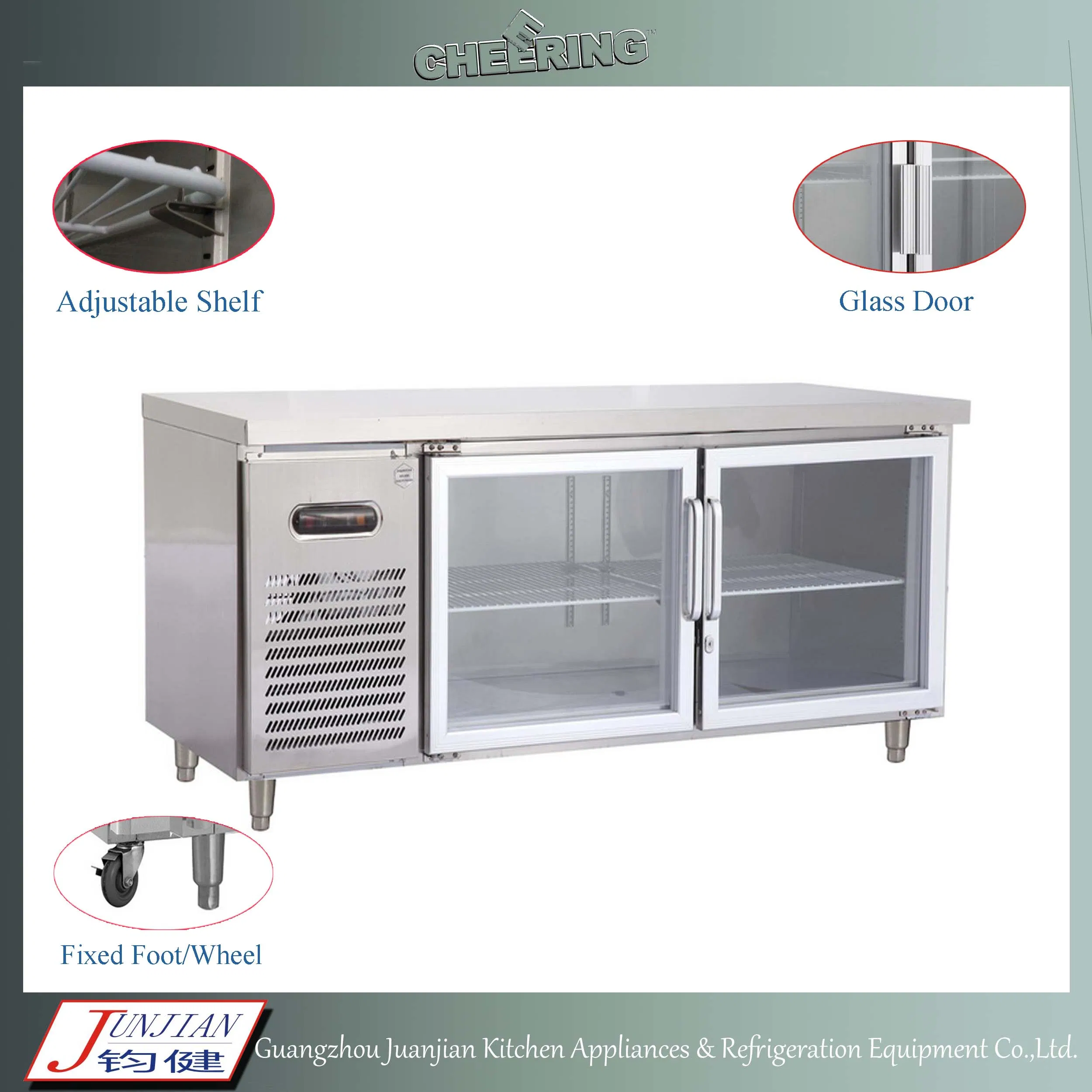 Commercial Stainless Steel Undercounter Refrigerator
