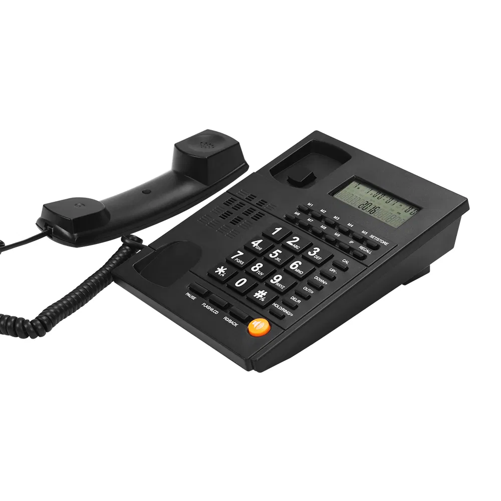 Analog Telephone Corded Landline Phone with Caller ID Office Hotel Home