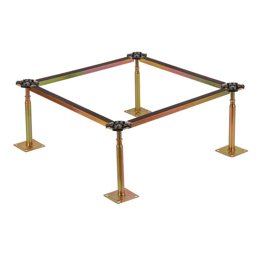 Adjustable Raised Floor Metal Pedestal, Heavy Duty Steel Access Floor Support for Office & Data Center