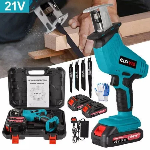 High-Powered Cordless Reciprocating Saw for Efficient Wood Cutting