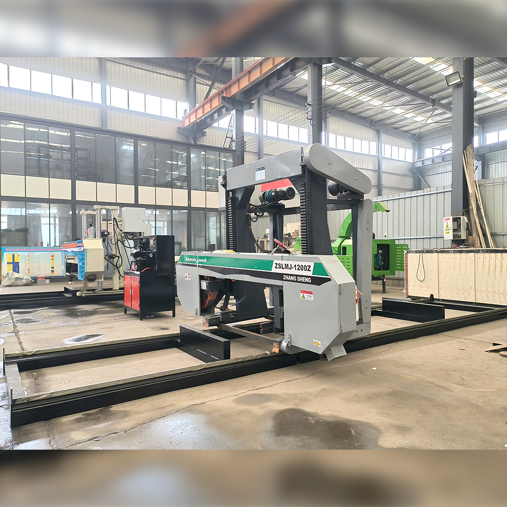 Пилорама ленточная горизонтальная