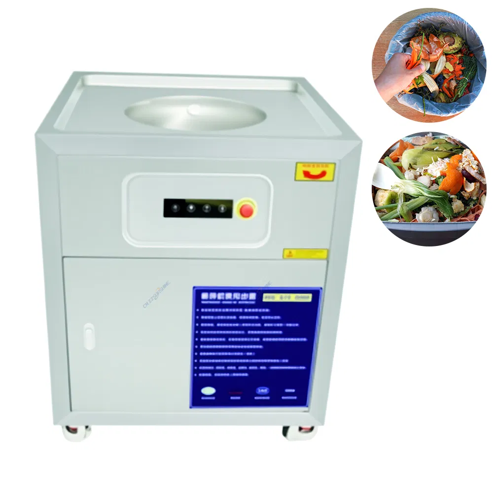 Wholesale Kitchen Waste Dewatering and Reduction Machine High Quality Food Waste Disposer Durable High Efficiency Kitchen Waste Crushing Machine