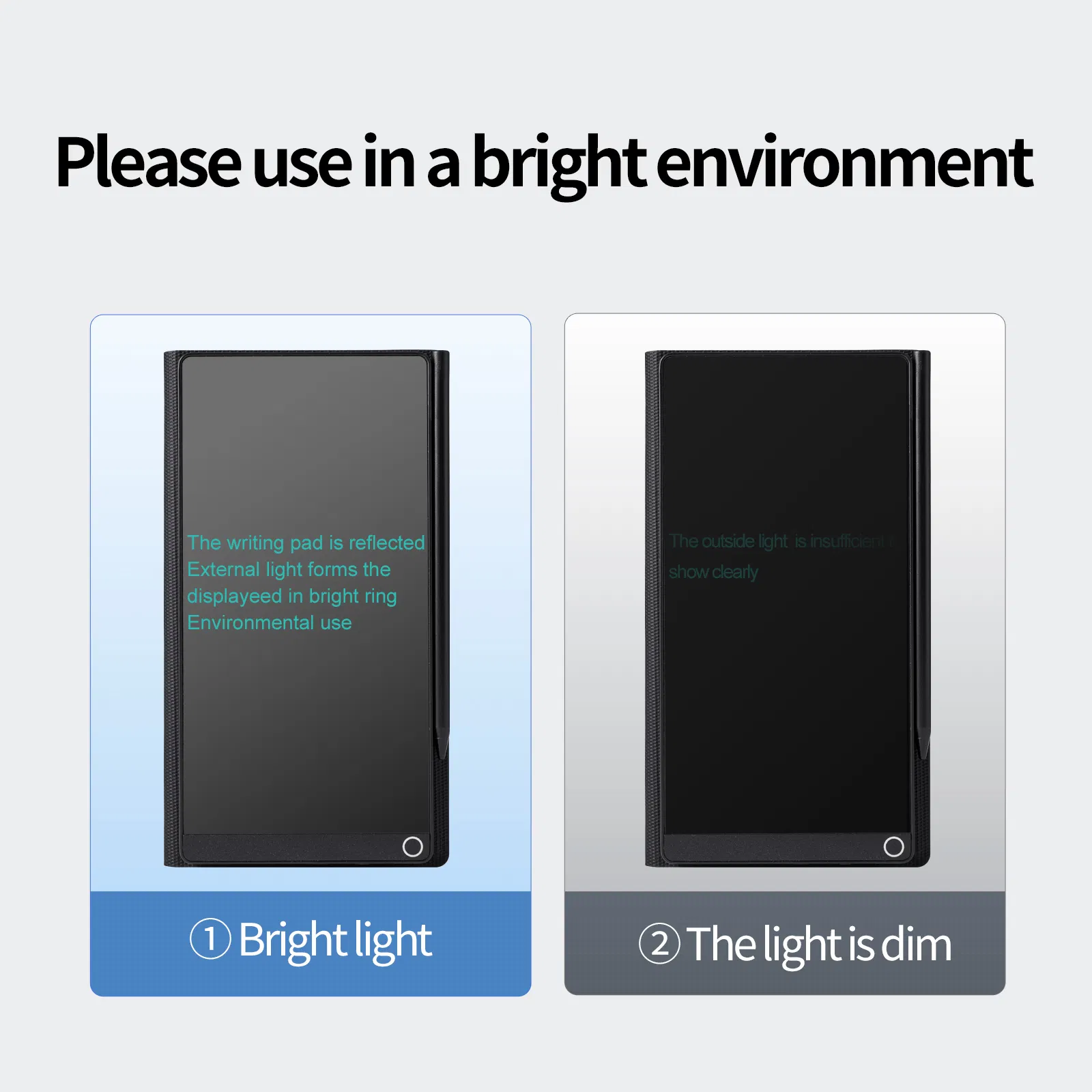 Ultra-Slim 6.5-Inch LCD Writing Tablet for Fine Handwriting