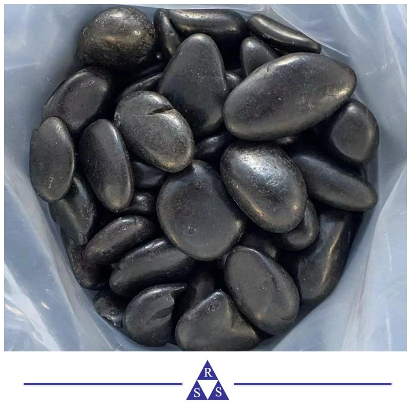 Black Grey White Guangdong Building Stone Pebble Tile Mosaic for Wall