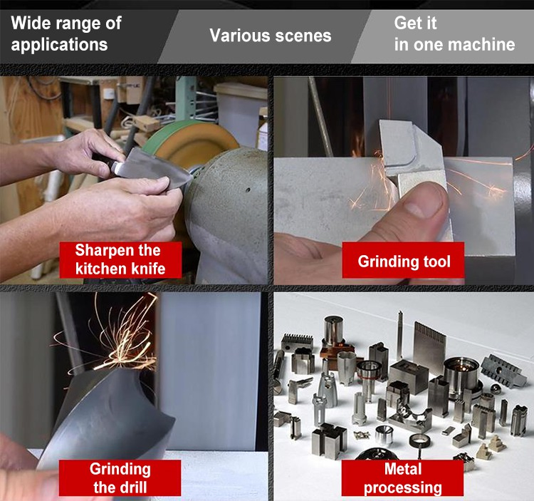 China 200W Bench Grinder 6" 150mm Twin Grinding Stone Machine for Home or Workshop Hy3212f