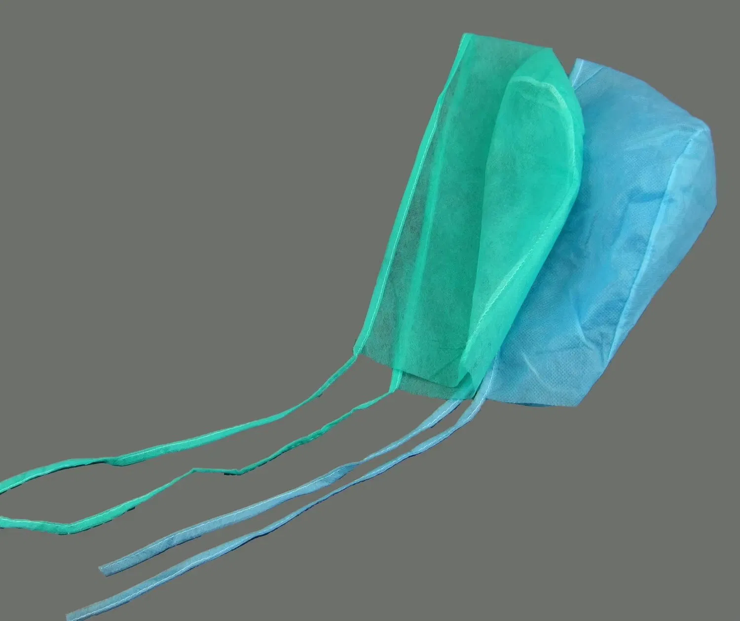 Lightweight Disposable Non-Woven Surgical Cap Safety Product Doctor's Use Industrial Laboratories Plastic Material
