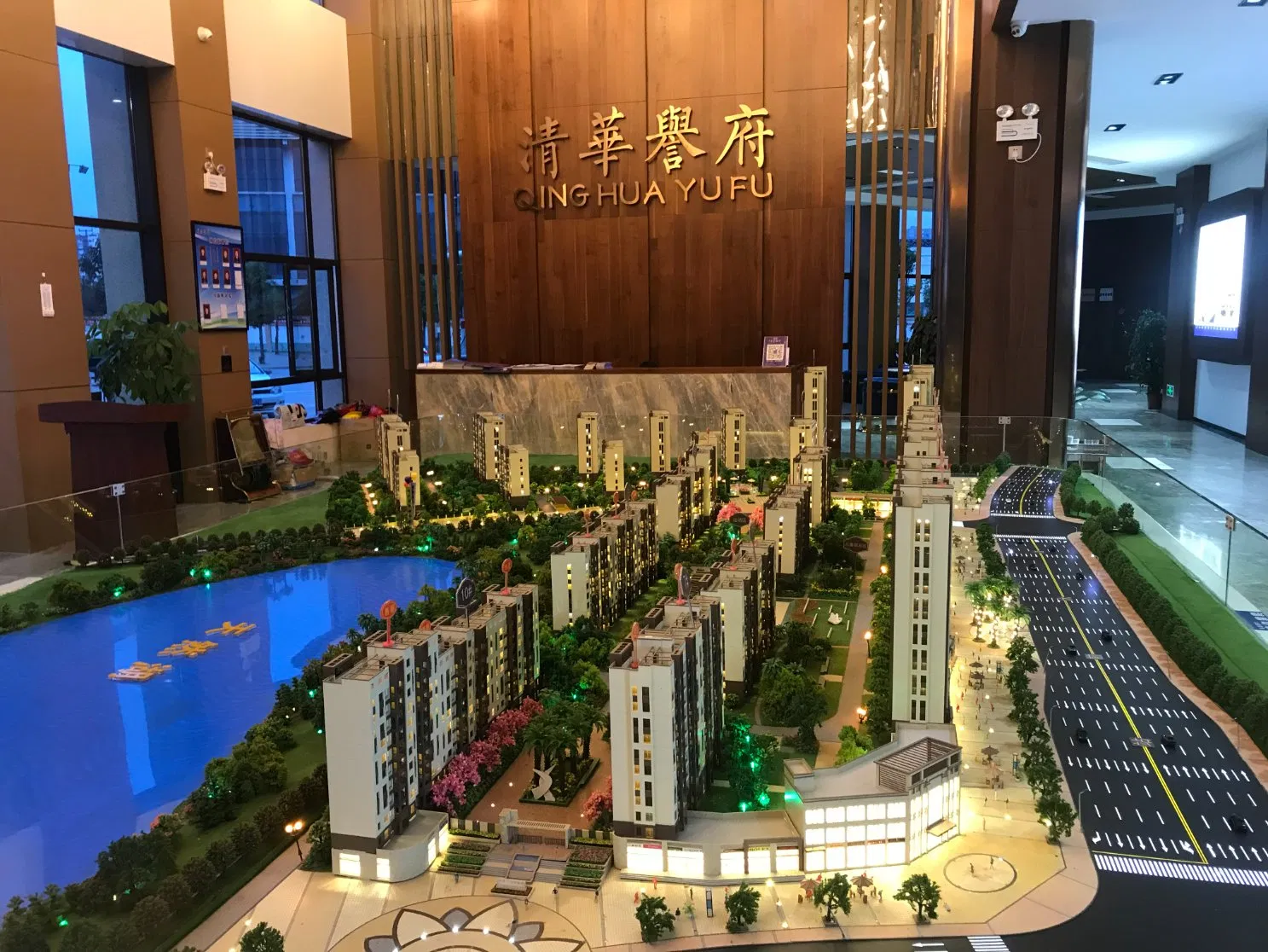 3D Customized Residential Interior Greening and Building Planning Architectural Model