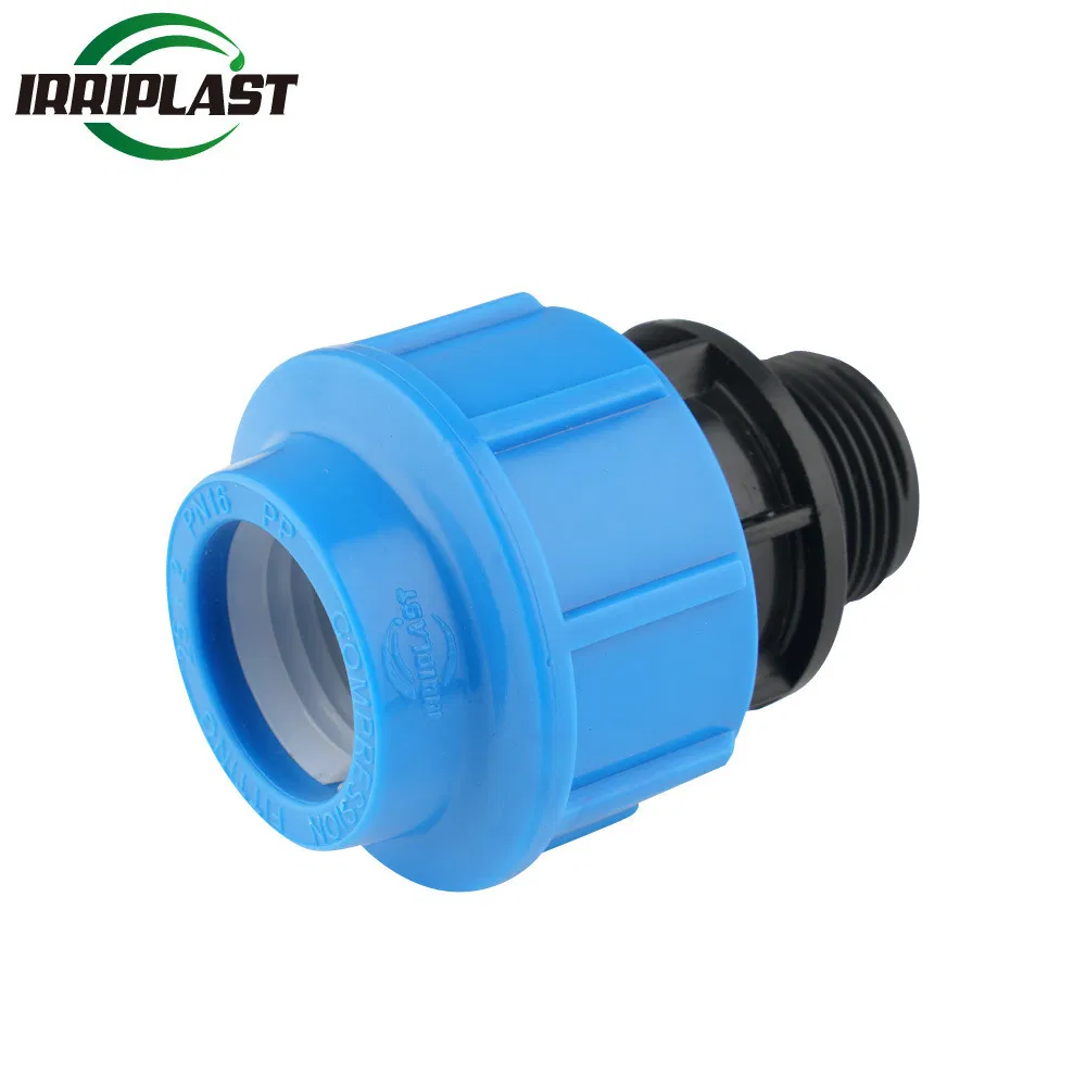 Small Resistance to Fluidity Strong Mechanical Strength HDPE Pipe PP Compression Fittings