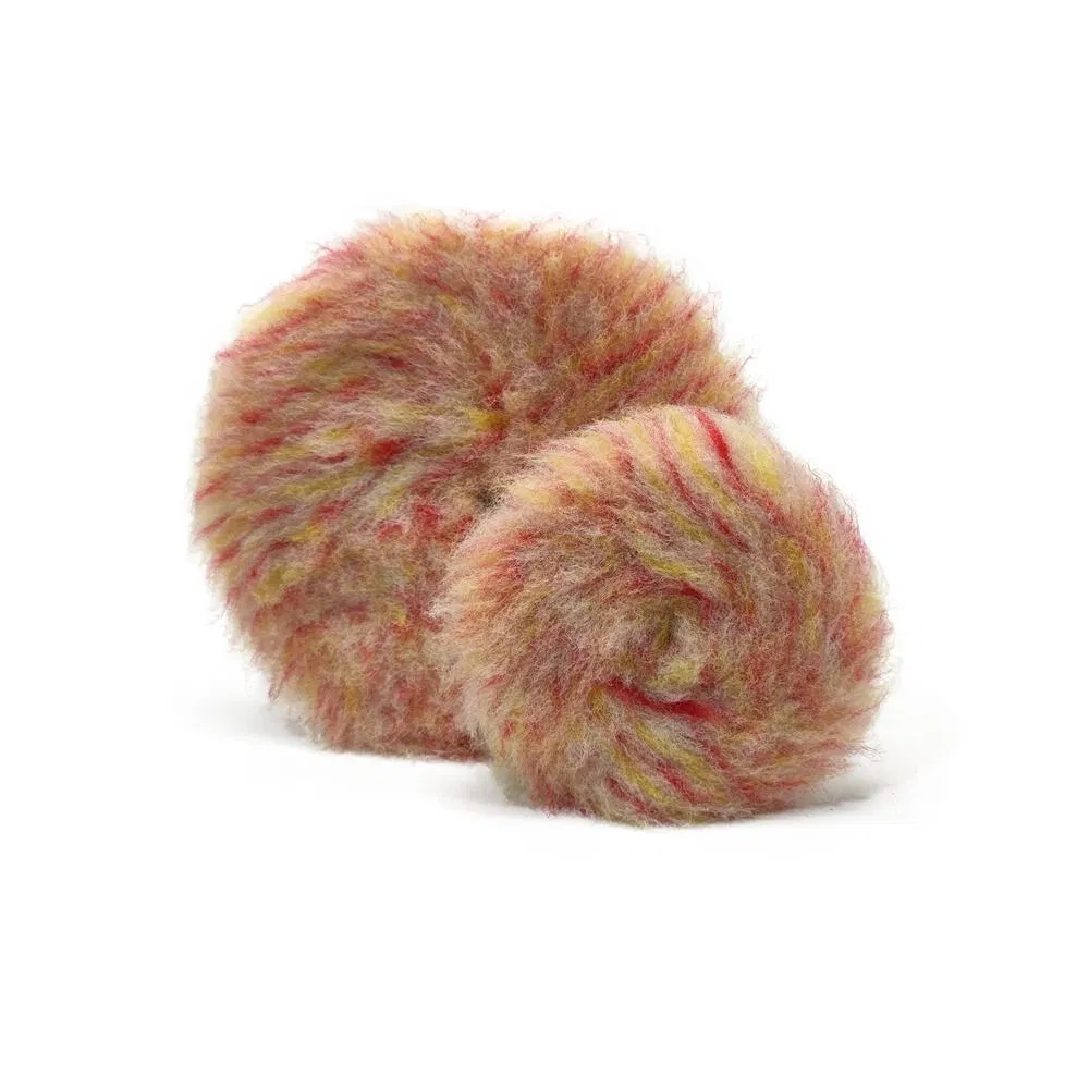 Shineopen Heavy Duty New Double or Triple Colors Durable Wool Polishing Buffing Pads Disc.