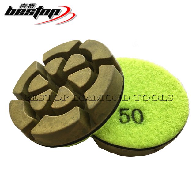3 Inch Dry Wet Resin Concrete Granite Marble Terrazzo Floor Polishing Pads