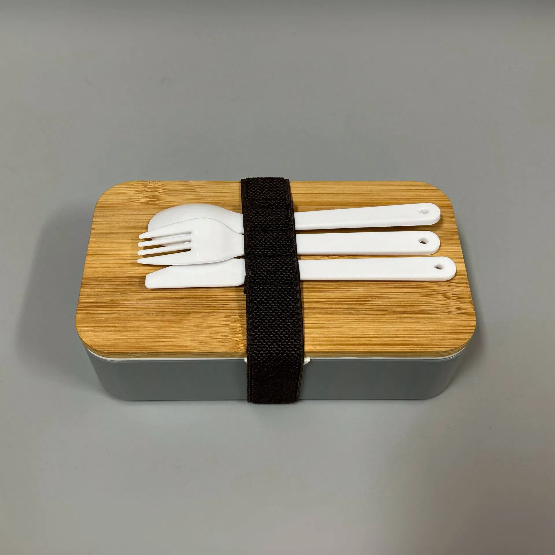 600ml Eco-Friendly Wholesale Bamboo Bento Plastic Lunch Box for Kids and Adults