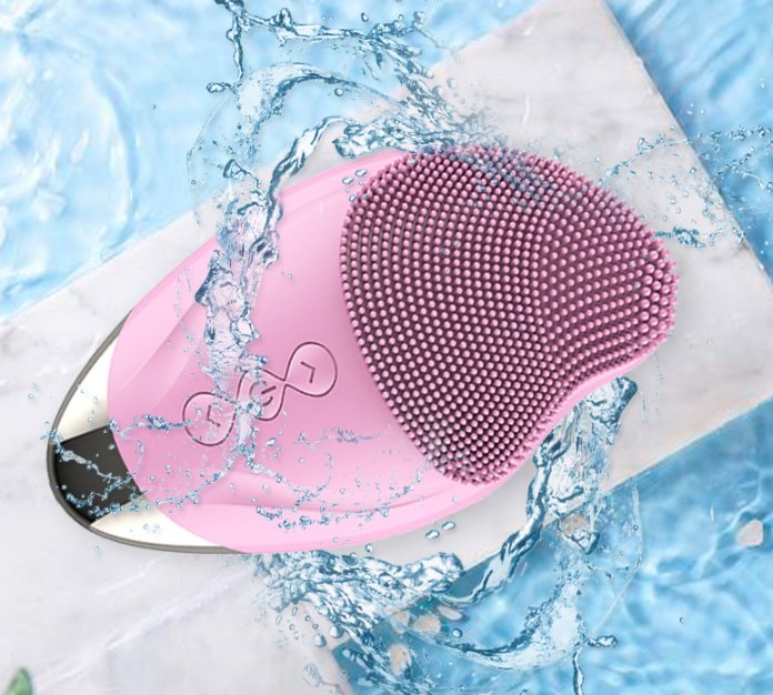 Facial Cleansing Brush, 3-in-1 Electric Soft Silicone Waterproof Face Scrubber Gentle Exfoliating and Massaging