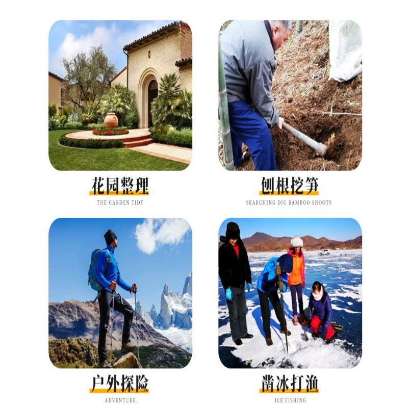 Best Quality Two Way Pickaxe with Carbon Steel Heat-Treated Hardwood Handle