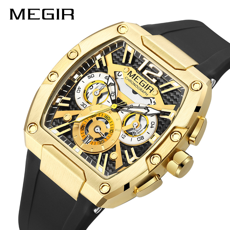 Hot-Selling Megir 8112g Brand Men's Fashion Style Sports Luminous Quartz Watch