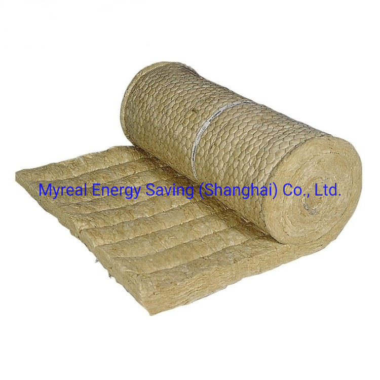 Fire Retardant & Fireproof Material Fireproof Mineral Rock Wool Rockwool Thermal Insulation Blanket/Roll