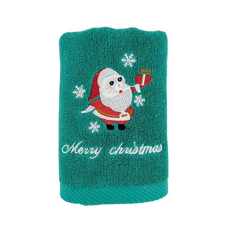 Personalized Cotton Hand Towel Christmas Reusable Kitchen Cleaning Towels