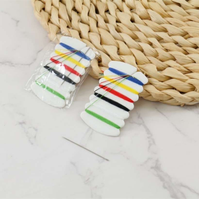 Wholesale Hotel Luxury Mini Sewing Kit Portable Travel Cheap Sewing Kit with Plastic Box