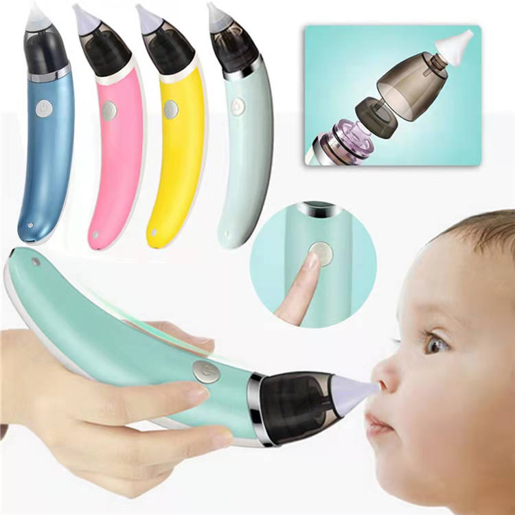 High Quality Rechargeable Automatic Cleaning Electric Nasal Sucker Baby Nose Cleaner for Newborns Infants Toddlers