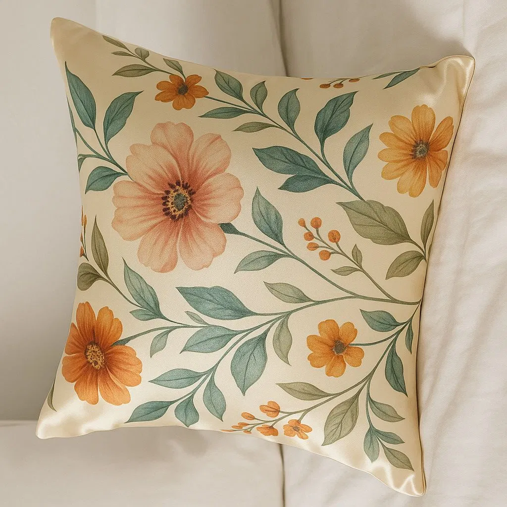 High Quality Satin Pillowcase for Skin Care Soft Breathable Smooth Fabric