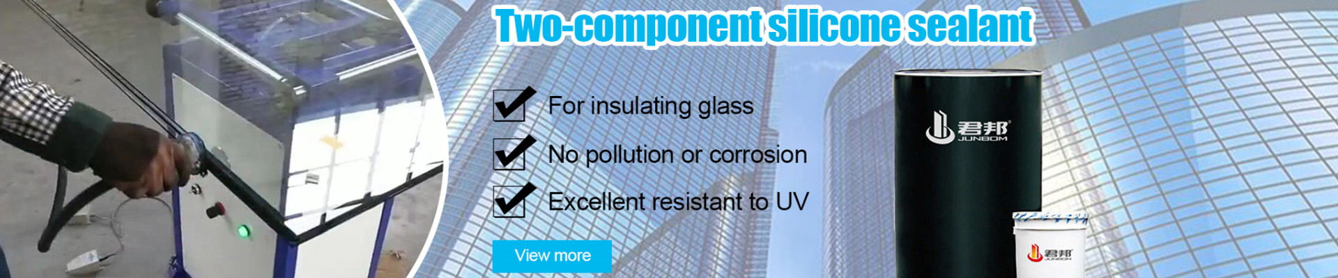 Two Component Secondary Sealing Silicone Sealant for Insulating Glass Unit ISO Certification