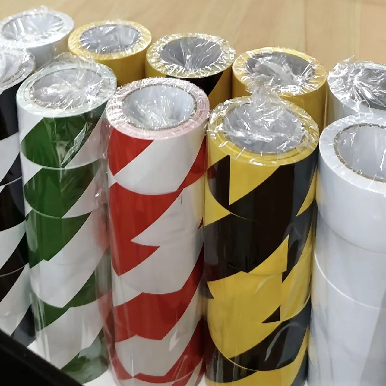 Industrial PVC Warning Tape - High Tack Floor Hazard Marking Tape