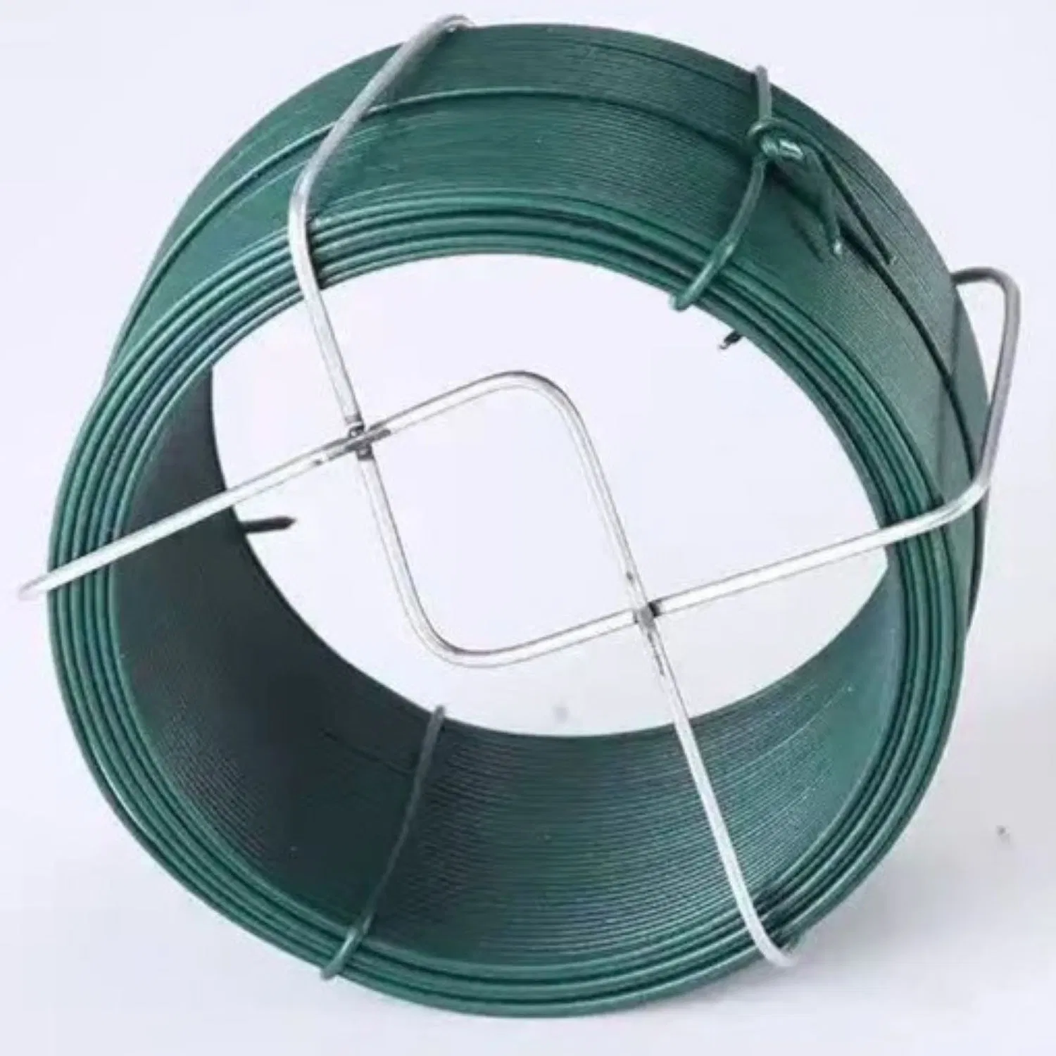 Мягкая черная вязальная проволока в ПВХ-оболочке, малая бухта