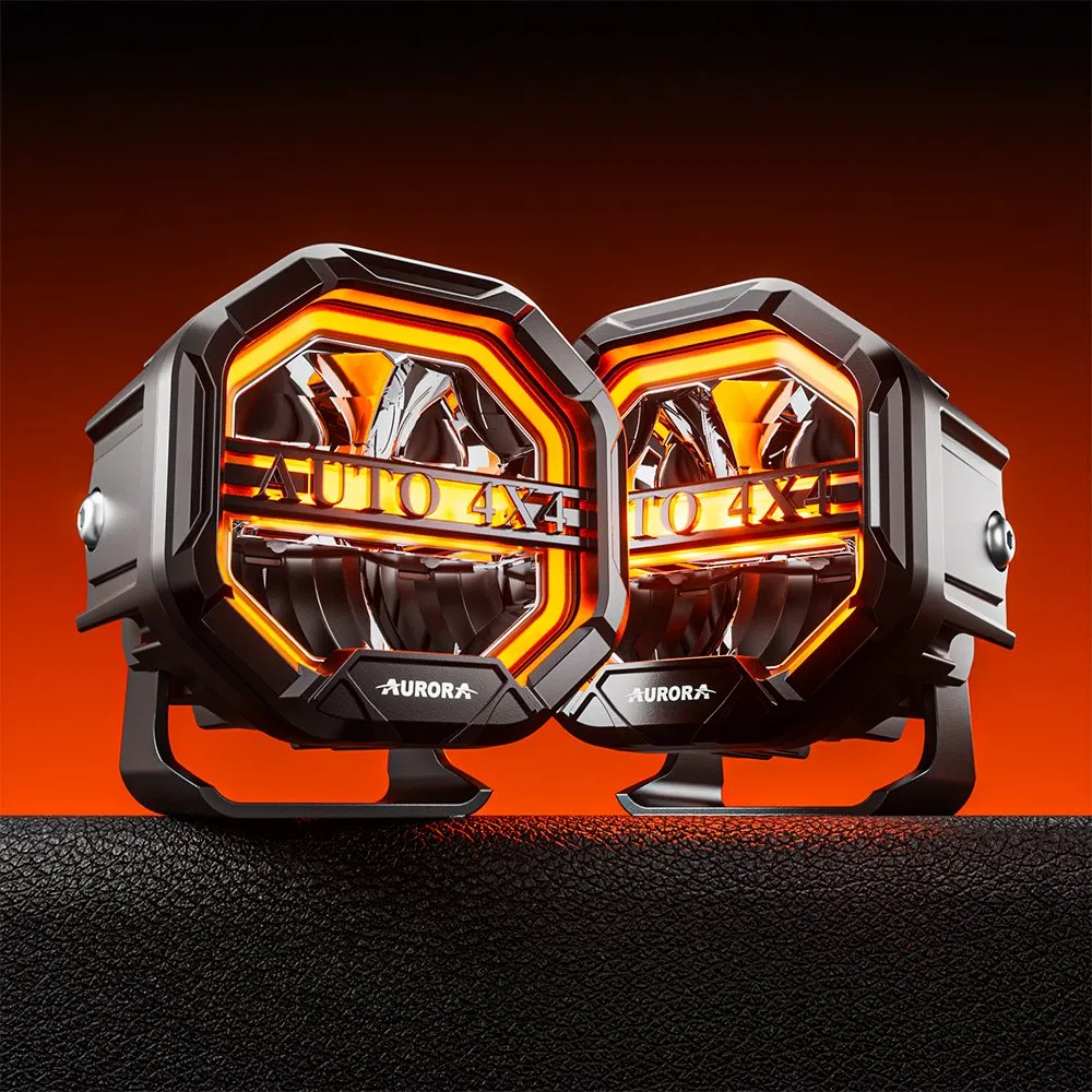Aurora 4x4 LED Work Light Strobe Fog Lamp