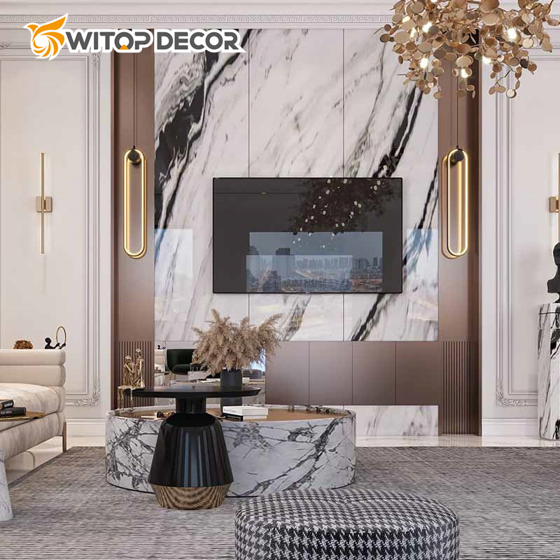 Plastic Textured Wall Panels Marble Sheet UV Marble Sheet PVC Marble Wall Panel