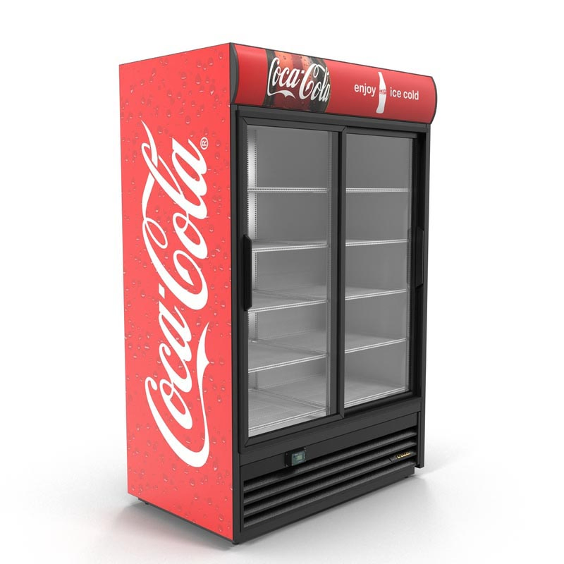 Manufacturer Soda Upright Cooler Coca Cola Upright Display Chiller
