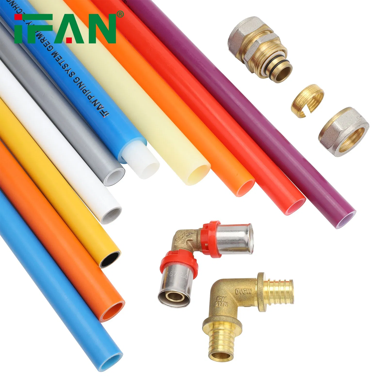 Труба PEX-Al-PEX для теплого пола Ifan GB-T 18992, 16-32мм