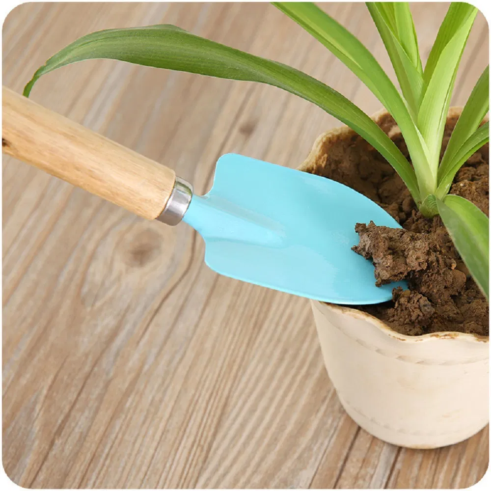 Mini Gardening Tools Set Metal Trowel Rake Shovel for Children Wyz18397