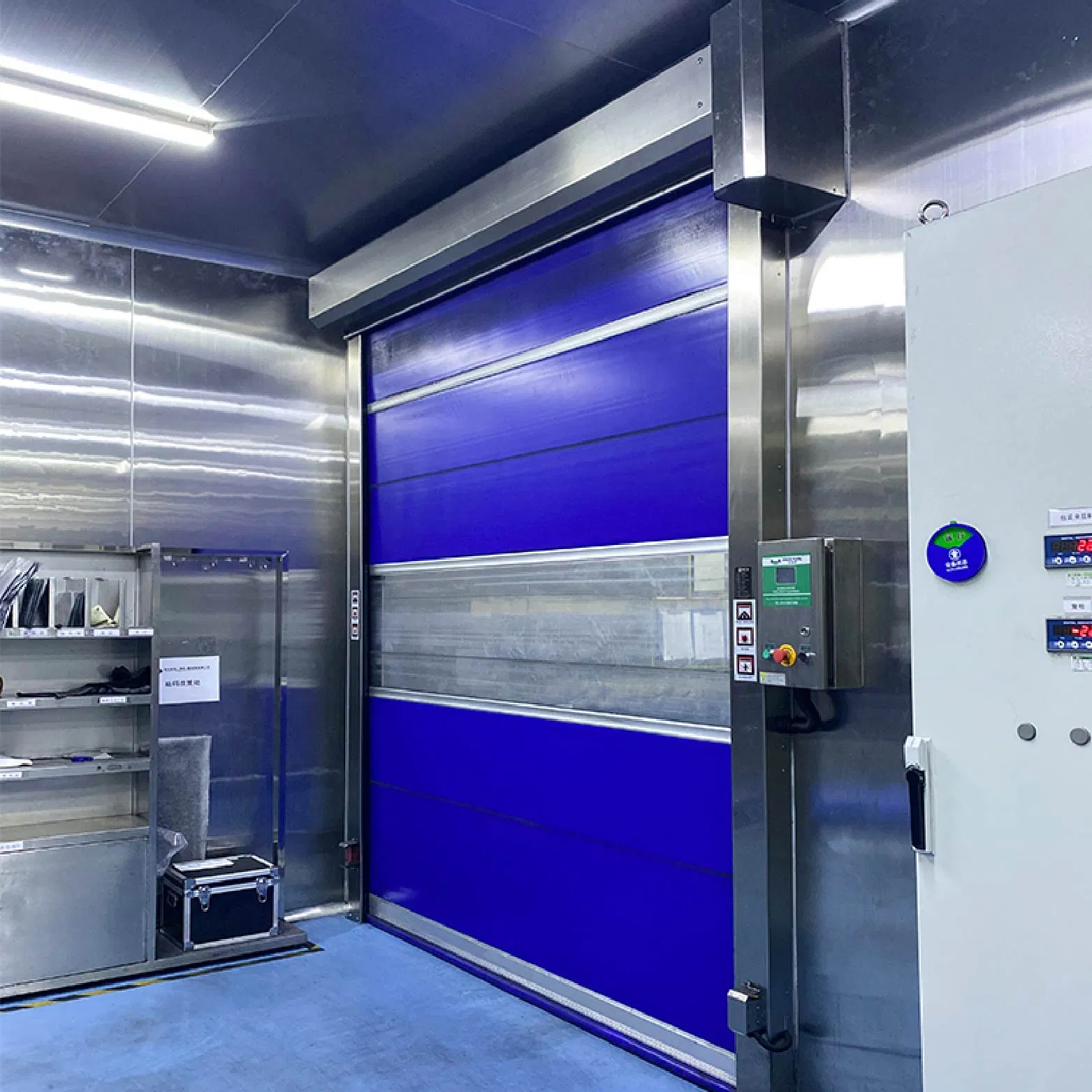 UV Resistant Coating Superior PVC High Speed Door for Medical Facilities