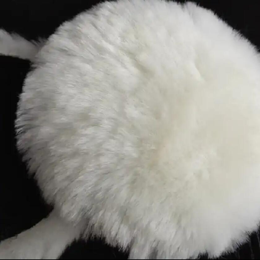 5 Inch Lambs Wool Polishing Pads with Hook and Loop Back, Soft Sheepskin Buffing Pads for Vehicles