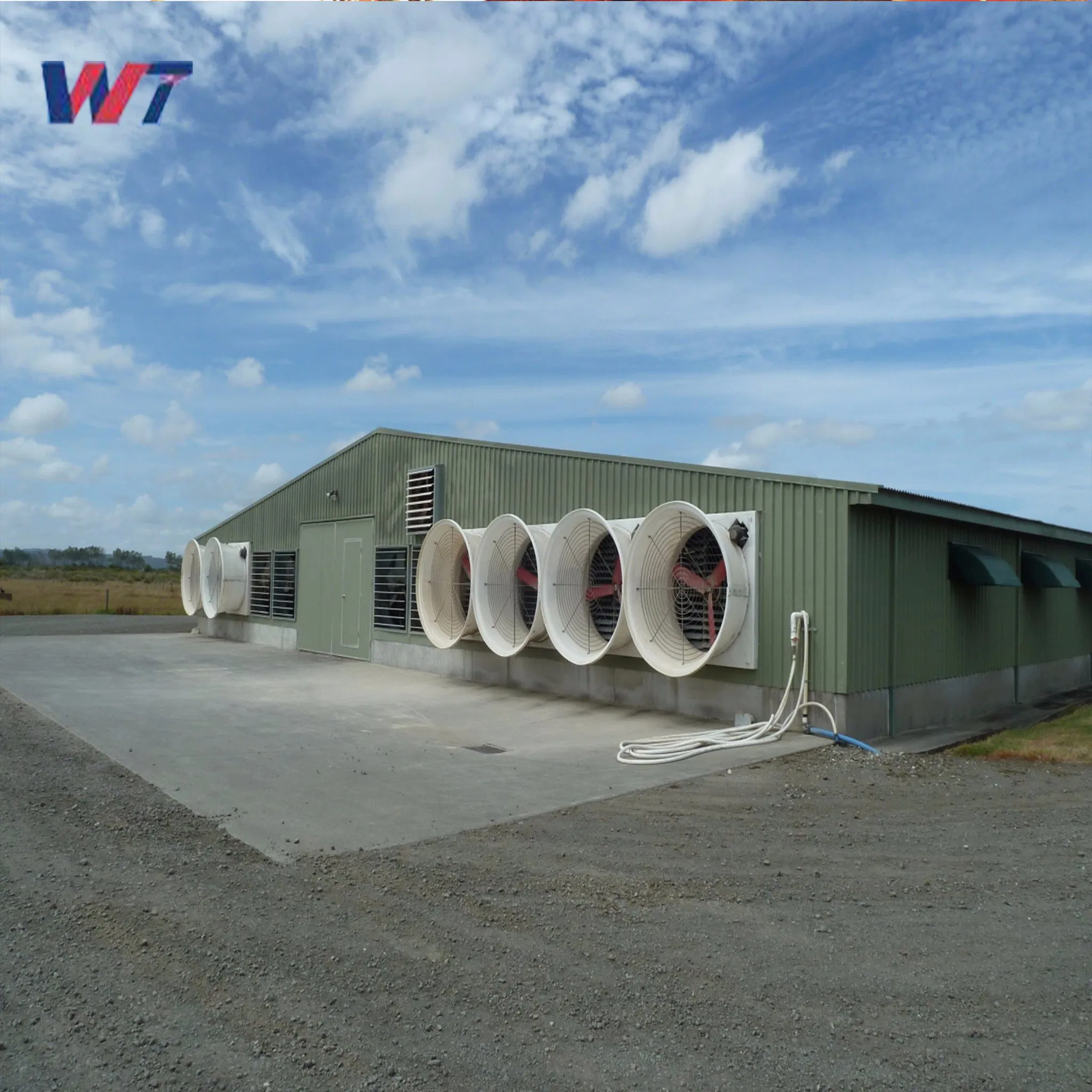 Large Poultry House with Automatic Features for Easy Care