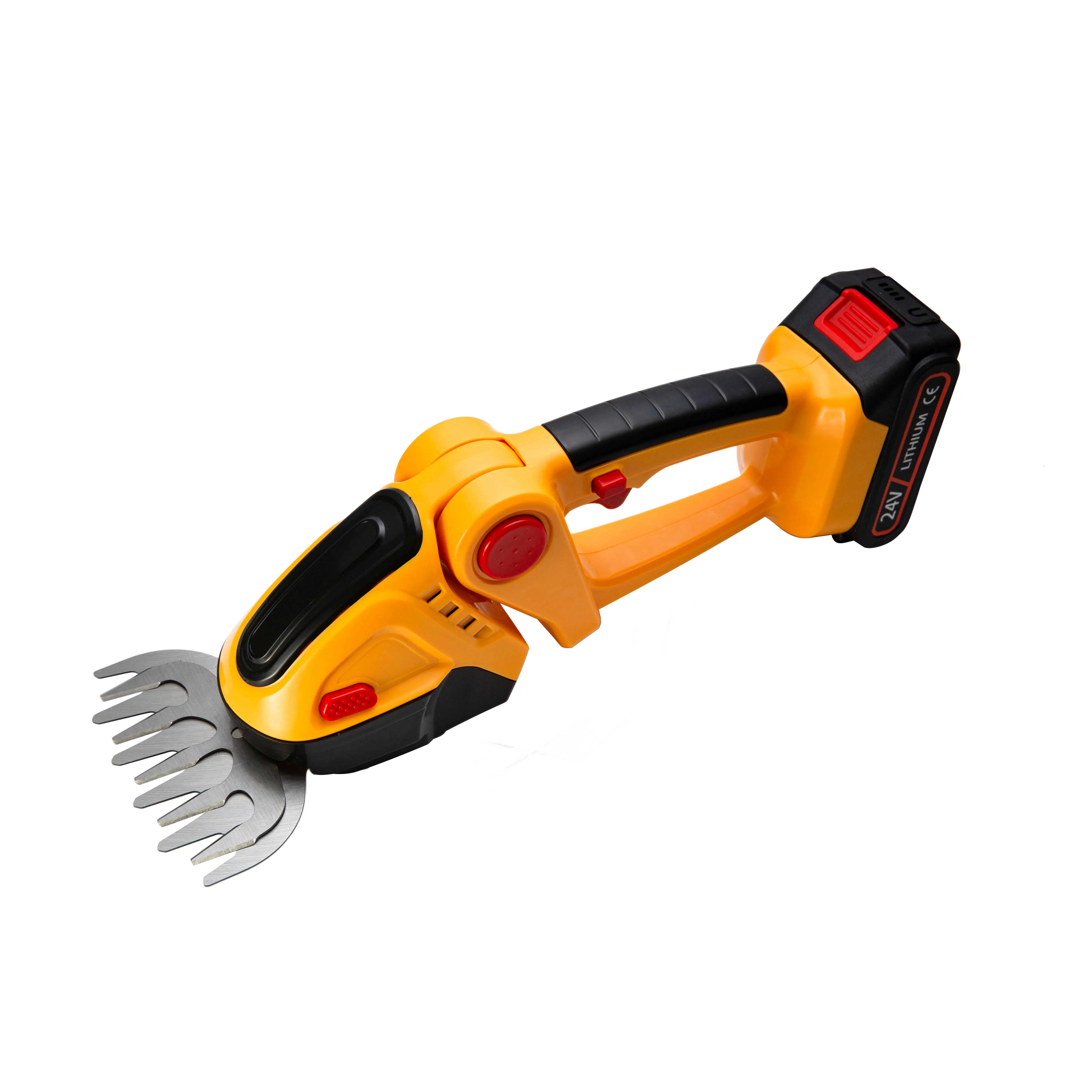 18V Mini Cordless Hedge Trimmer - 6" Dual-Action Blade, Hedge Trimmer Cordless with 2.5ah Battery and Charger Grass Trimmer