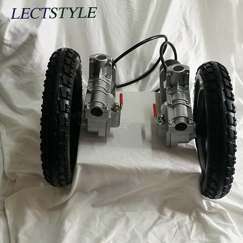 10" 12" Powered Wheelchair Rear Wheel on Mobility Wheelchair